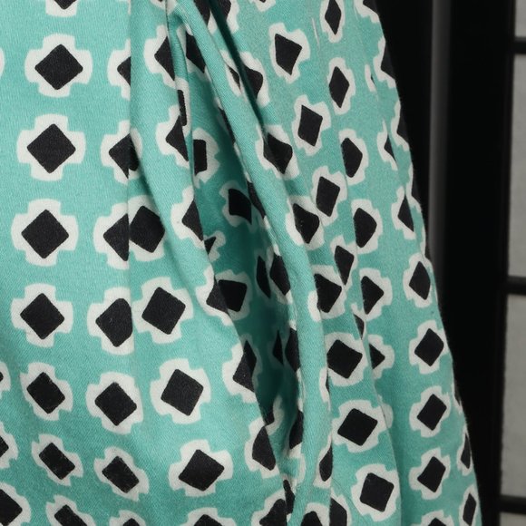 Closet London Fit & Flare Sleeveless Aqua & Black Checkered Dress with Pockets - Picture 7 of 10